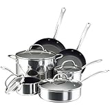 Farberware Millennium Stainless Steel Nonstick 10-Piece Cookware Set