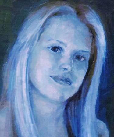 Custom Order #WO-Z6M, Oil on Canvas, Custom Painting of The Person You Love, For 1 Person of Customer's Choice, Style: Expressionism, with Signature Text 