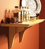 Knape & Vogt EZ 24 OK 24" Oak Finish Shelf-Made Images Instant Shelf Kit