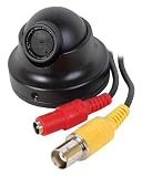 Speco Miniature Weatherproof Vandal Resistant Color Camera - CVC61HRB Black 3mm Fixed Lens