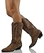 Women's Fashion Vegan Pointy Toe Embroidered Western Boots