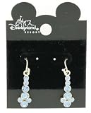 AUTHENTIC DISNEY MICKEY MOUSE HEAD PIERCED EARRINGS light blue