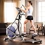 EPIC EL 2980 Elliptical Assembly Not Included Extra-long 20" Stride Length, iFit Fitness Journal, iPod Compatible Music Port