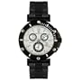 Burett Men's B4203BSSA Continent Collection Black Ion Plated Stainless Steel Diver Watch