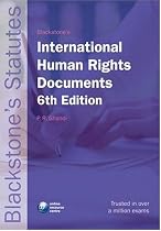 Blackstone's Statutes on International Human Rights Documents (Blackstone's Statute Book)