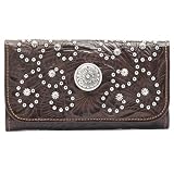American West Everyday Cowgirl Ladies Tri-Fold Wallet with Snap Closure by var goTwisterProductImageStrings = new Object();goTwisterProductImageStrings['prodImageNotAvailTextNoColor'] = 