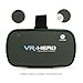 HSEOK VR BOX Virtual Reality Headset 3D Video Movie Game Glasses, Enhanced Version with Adjustable Pupil and Object Distance Design for 4.0-6