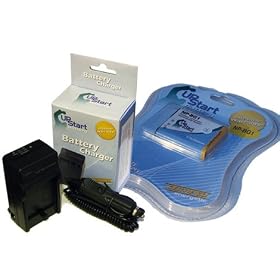 UpStart Battery NP-BD1 BC-CSD NP-FD1 Replacement Battery and AC/DC Dual Charger Kit for Sony Cyber-shot Digital Cameras