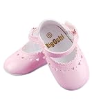 Big Oshi Mary Jane Baby Shoes (Infant Girls Sizes 0 - 4) - pink, 1