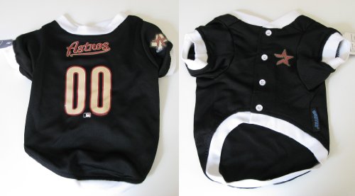 Houston Astros Pet Dog Baseball Jersey SMALL