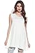 Alexander + David Womens Loose Trapeze Dress - Sleeveless Crewneck Tunic