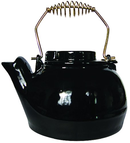 2.5 QUART PORCELAIN COATED KETTLE-BLACK