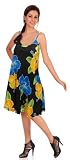 Eye Catching Black Flower Print Nigh Tlingerie Baby Doll Sundress XXL Valentine's Day Gift