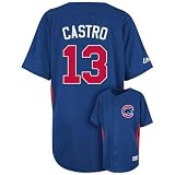 Majestic Chicago Cubs Starlin Castro Jersey - Boys 8-20