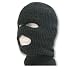 SKI FACE MASK- THREE HOLE ADULT BLACK