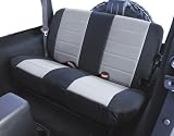 Rugged Ridge Custom Fit Seat Covers Poly Cotton Seat Covers- Rear Jeep CJ8 1981 to 1986 Grey