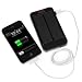 EZOPower Portable Solar External Backup Battery Charger 1500MAH with Flash Light for Smartphones / E-readers / MP3 Players and More USB Powered Devices