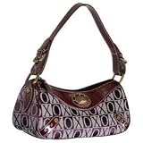 Women's Monica Dark Berry Jacquard Satchel: Dark Berry Satchel