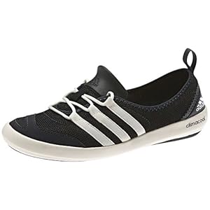 adidas Outdoor climacool Boat Sleek Water Shoe - Women's Black/Chalk/Dark Shale 7