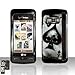 NEW BLACK SKULL ACE SPADES HARD CASE COVER FOR VERIZON LG enV TOUCH VX11000