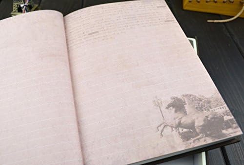 Funny-home European Relief Code Lock Gift Box with Hard Cover Vintage Coffee Diary Notebook Journal