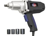 All Power America APT2007 7.5 Amp 1/2-inch Corded Impact Wrench With 4 Impact Sockets And Case