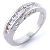 Sterling Silver I LOVE YOU CZ Ring