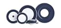 Thomas O'Brien Marielle Indigo 5 Piece Fine Bone China Dinnerware Set