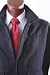 Men's Charcoal Wool Zippped Short Topcoat, New Arrival For The Season!