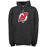 NHL New Jersey Devils Primary Logo Hooded Fleece (Black - X-Large)