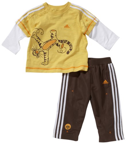 Adidas Baby Trainingsanzug Inf Dyq4 Tigset, oberteil: core yellow s10/white/light orange h Preisvergleich