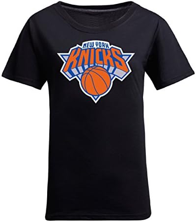NBA New York Knicks Women's Jersey T-Shirt (Black)