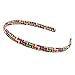 Candygirl 1cm Headbands with Aztec Flower Star Bow Fabric Covered Value Pack (aztec)