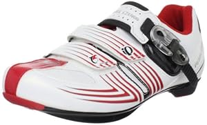 Pearl iZUMi Men's Race Road II Spinning Shoe,White/Black,43 EU/9.5 D US