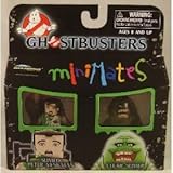 Ghostbusters Mini Mates Sliimed Peter Venkman and Clear Slimer