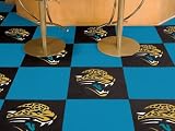 Fan Mats Jacksonville Jaguars NFL Team Logo Carpet Tiles