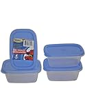 Bulk Buys HR302 Rect. Containers 4Pk - Pack Of 96 Bulk Buys HR302 Rect. Containers 4Pk - Pack Of 96