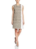 BORBONESE Vestido (Marrón / Blanco)