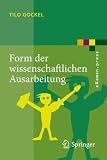  : Form der wissenschaftlichen Ausarbeitung: Studienarbeit, Diplomarbeit, Dissertation, Konferenzbeitrag (Examen.Press)