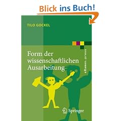 Form der wissenschaftlichen Ausarbeitung: Studienarbeit, Diplomarbeit, Dissertation, Konferenzbeitrag (eXamen.press)