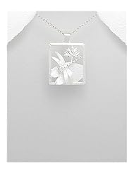 Dragonfly Pendant Necklace In 92.5 Sterling Silver