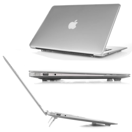 iPearl mCover Hard Shell Cover Case with FREE keyboard cover for 13.3-inch Apple MacBook Air A1369 & A1466 - CLEAR
