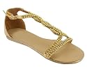 Rhinestone T-Strap Sandal