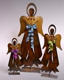 23 Outdoor Angel Metal Sculpture