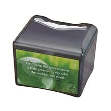 San Jamar H4005 Venue Table Top Fullfold Control Napkin Dispenser, 200 Capacity, 7-1/2" Width x 6-1/4" Height x 6-1/8" Depth, Black Pearl