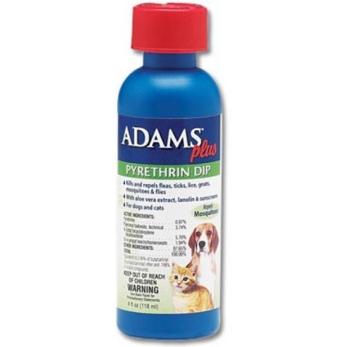 Adams Plus Pyrethrin Dip - 4 oz