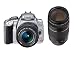 Canon Digital Rebel XTi 10.1MP Digital SLR Camera with EF-S 18-55mm f/3.5-5.6 Lens (Silver) + Canon EF 75-300mm f/4-5.6 III Lens