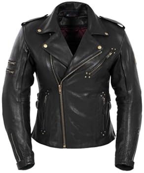 MARILYN MOTORCYCLE JACKET BLACK SIZE:MED