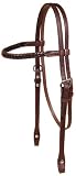 TORY LEATHER Browband Headstall with Braiding
