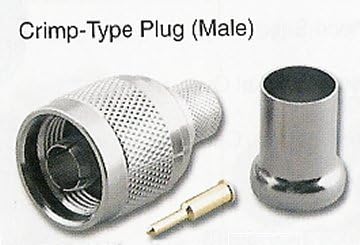 10 Superbat N Crimp Plug Connector 9913 Rg8 Rg213 Connector quick shipping from USA